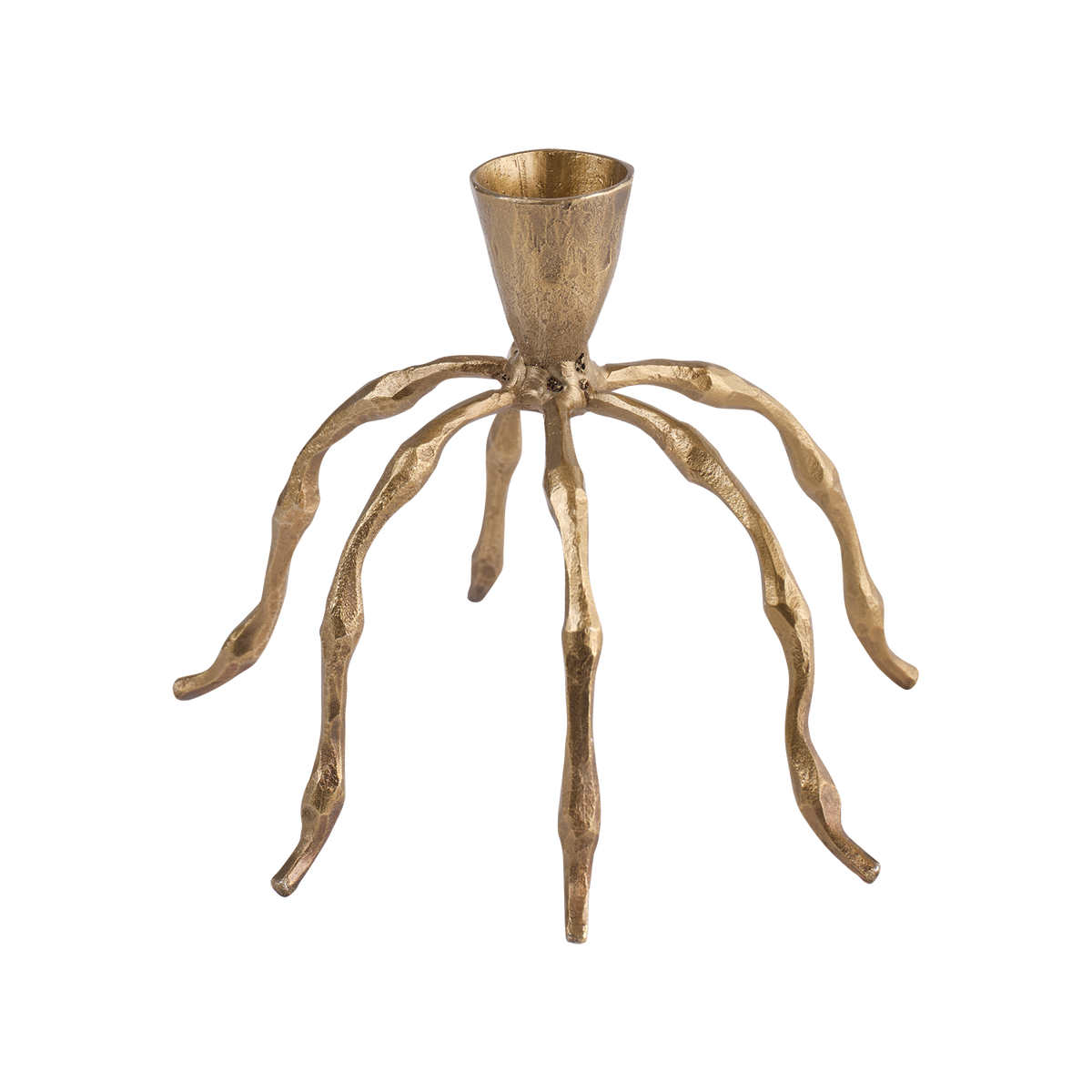 THOR Ljusstake, Guldfärgad, 11 cm