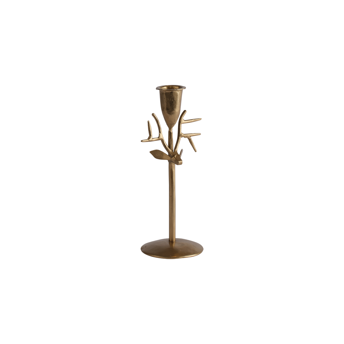 THOR Ljusstake, Guldfärgad, 20 cm