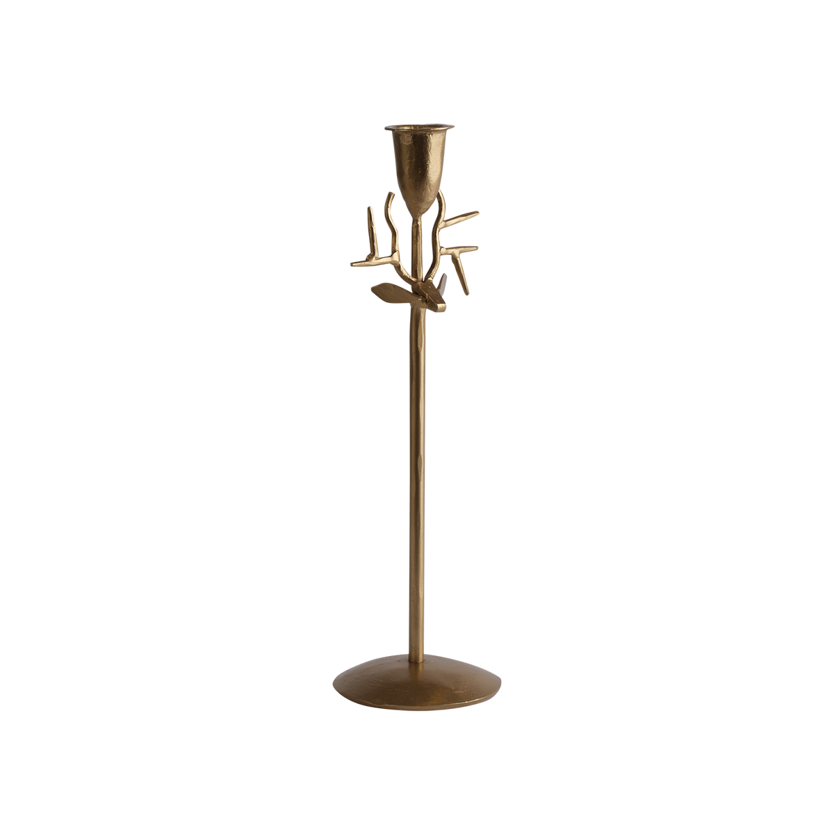 THOR Ljusstake, Guldfärgad, 30 cm – detaljbild