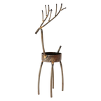 OH DEER Värmeljushållare, Rost/mässingsfärgad