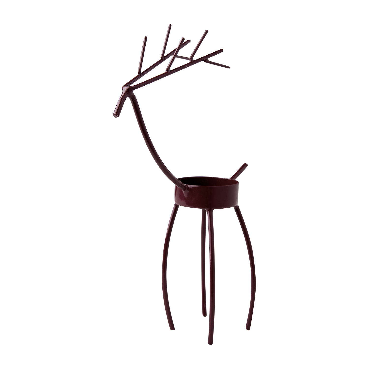 OH DEER Värmeljushållare S, Burgundy 2
