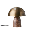 FUNGI Bordslampa/Limited Edition M, Mässingsfärgad/brun