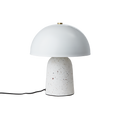 FUNGI Bordslampa/Limited Edition M, Vit/svart