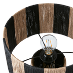 JULLAN Bordslampa M, Svart/natur 4