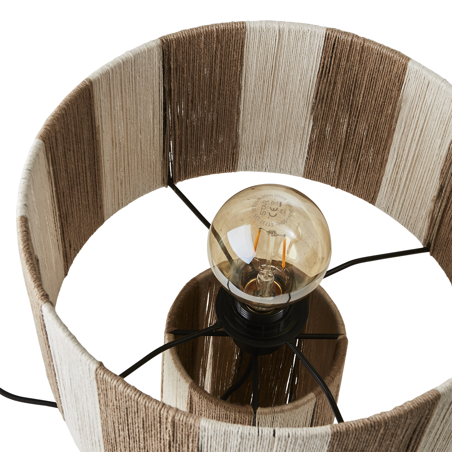 JULLAN Bordslampa M, Elfenben/natur 4