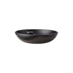 CARTER Ljusstake M, Svart – rund ljusstake i svart aluminium med bred skål, Ø20 cm