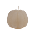 DECO Pumpaljus, Elfenben – handgjort pumpaformat blockljus i 100% paraffin, Ø10 × H10 cm
