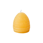 DECO Äggljus med virvlar, Gul
