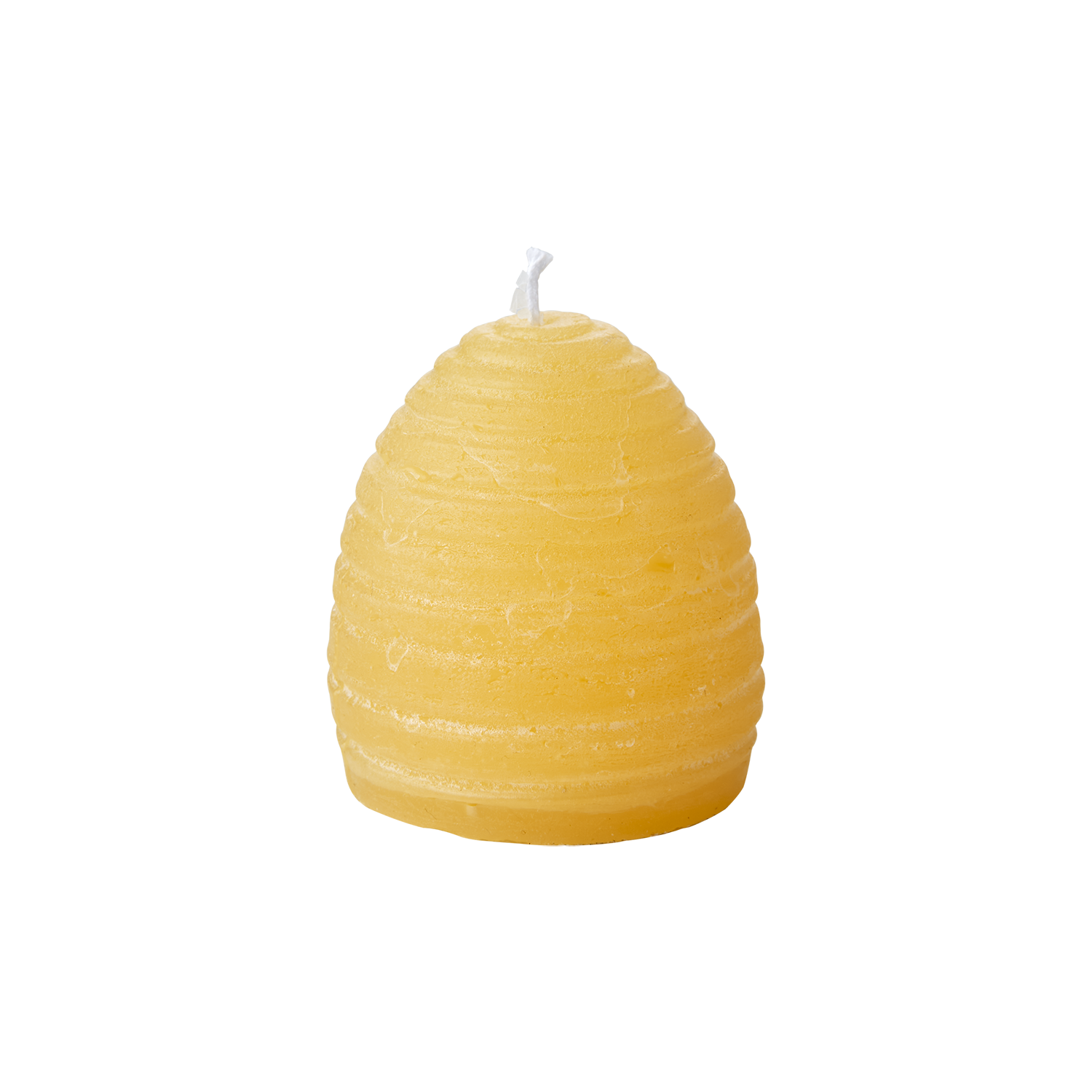 DECO Äggljus med virvlar, Gul