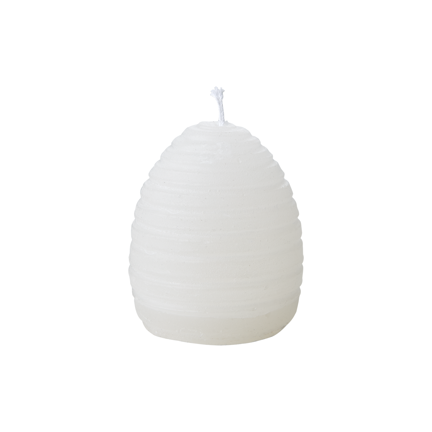 DECO Äggljus med virvlar, Elfenben