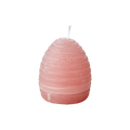 DECO Äggljus med virvlar, Dimrosa
