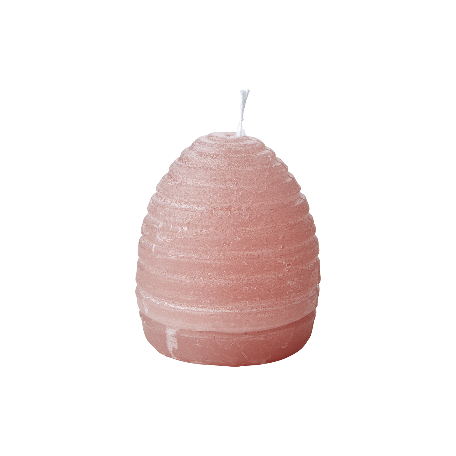 DECO Äggljus med virvlar, Dimrosa