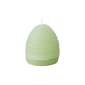 DECO Äggljus med virvlar, Dimgrön