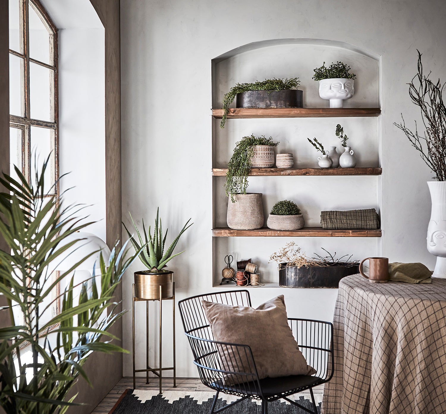 CAMILLE Kruka L, B, Beige
